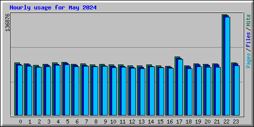 Hourly usage for May 2024